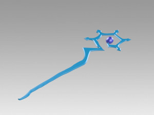 league of legends lol winter wonder skin lulu staff cosplay Modelo de Impressão 3D
