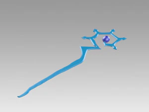 league of legends lol winter wonder skin lulu staff cosplay 3D Print Model