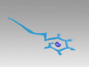 league of legends lol winter wonder skin lulu staff cosplay 3D Print Model