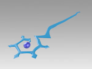 league of legends lol winter wonder skin lulu staff cosplay 3D Print Model