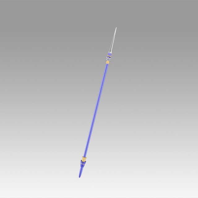 fate grand order lily christmas day spear cosplay 3Dプリントモデル .c4d .max .obj .3ds .fbx .stl .blend 