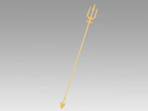 dc aquaman arthur curry tridente cosplay Modelo de Impressão 3D