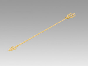 dc aquaman arthur curry trident cosplay 3D Print Model