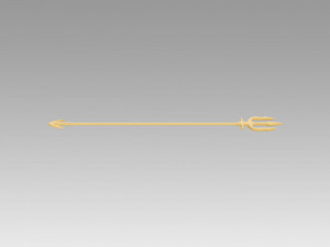 dc aquaman arthur curry trident cosplay 3D Print Model