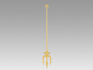 dc aquaman arthur curry trident cosplay 3D Print Model