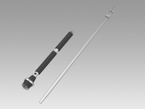 star wars red royal guard staves cosplay prop Modelo de impresión 3D