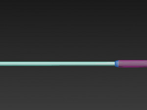 star wars red royal guard staves cosplay prop Modelo de impresión 3D