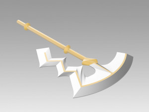 fire emblem awakening libera riviera axe cosplay prop 3D Baskı Modeli