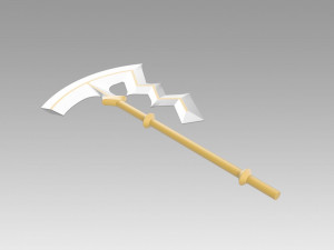 fire emblem awakening libera riviera axe cosplay prop 3D Baskı Modeli