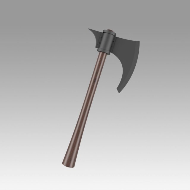 red sonja sonja hatchet cosplay 3D Print Model .c4d .max .obj .3ds .fbx .stl .blend 