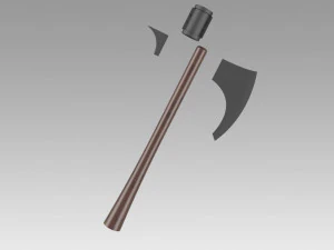 red sonja sonja hatchet cosplay 3D Print Model
