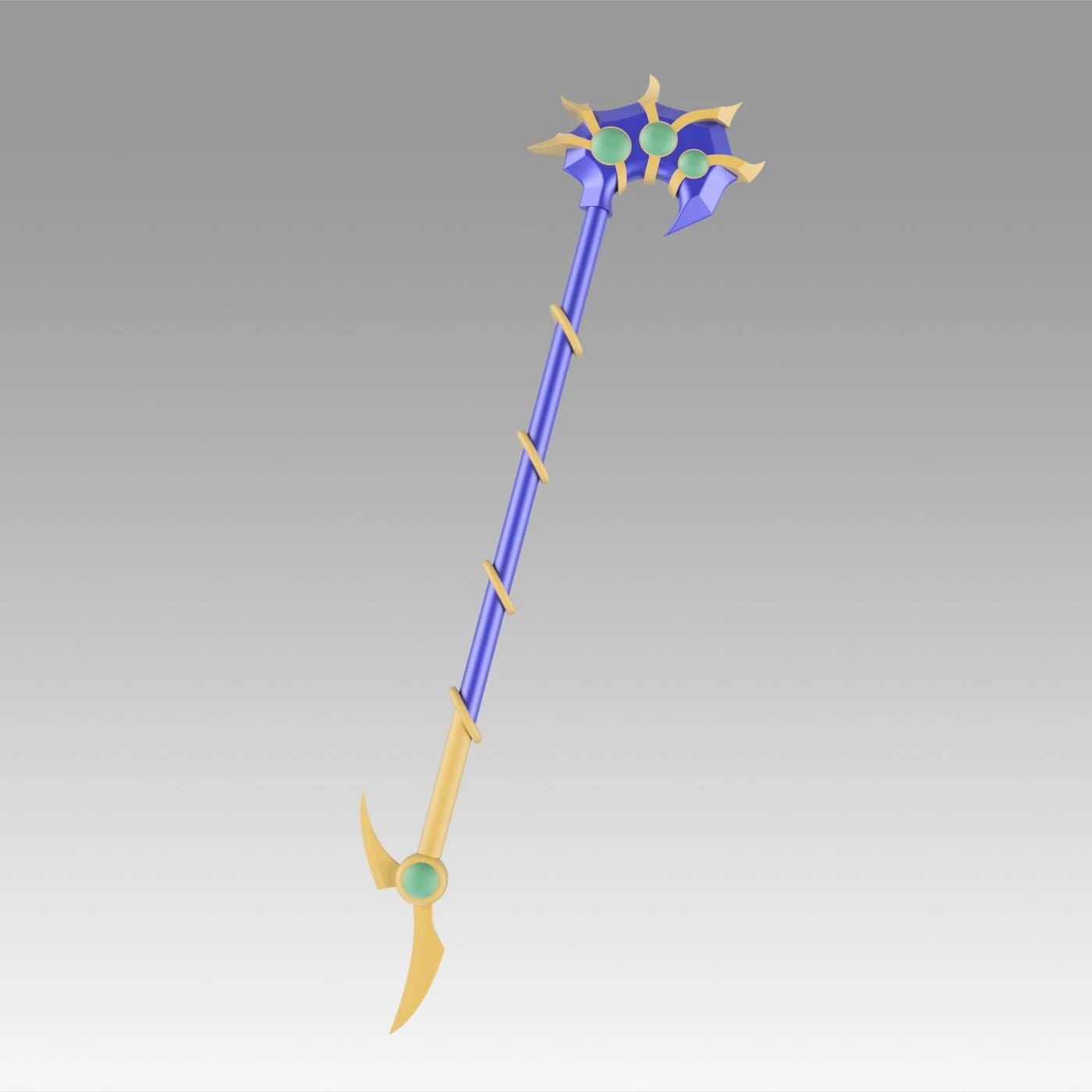 yugioh duel monsters gx magicians valkyria cane cosplay 3D Print Model .c4d .max .obj .3ds .fbx .stl .blend 