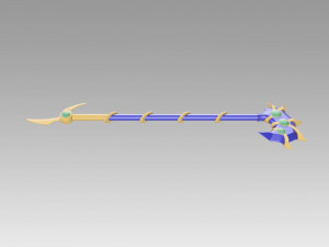 yugioh duel monsters gx magicians valkyria cane cosplay 3D प्रिंट मॉडल