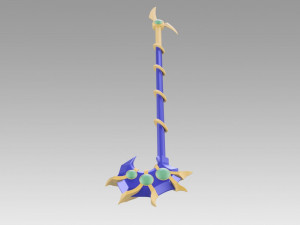 yugioh duel monsters gx magicians valkyria cane cosplay 3D प्रिंट मॉडल