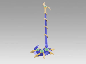 yugioh duel monsters gx magicians valkyria cane cosplay 3D Print Model