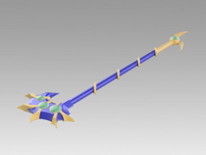 yugioh duel monsters gx magicians valkyria cane cosplay 3D प्रिंट मॉडल