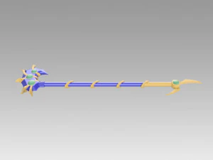 yugioh duel monsters gx magicians valkyria cane cosplay 3D Print Model