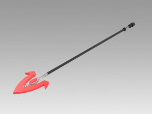 akame ga kill bulat spear cosplay prop Modello di stampa 3D