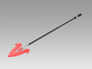 akame ga kill bulat spear cosplay prop 3D Print Model