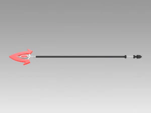 akame ga kill bulat spear cosplay prop 3D Print Model