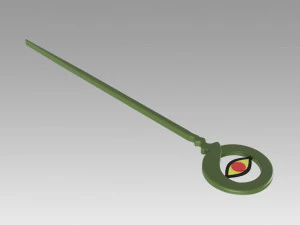 fairy tail jellal fernandes mystogan second staff staves cosplay 3D Print Model
