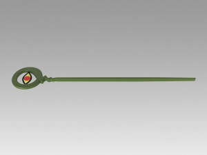 fairy tail jellal fernandes mystogan second staff staves cosplay Modelo de Impressão 3D