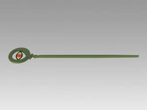 fairy tail jellal fernandes mystogan second staff staves cosplay 3D Print Model
