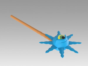magical circle guru guru kukuri staves cosplay prop 3D Baskı Modeli