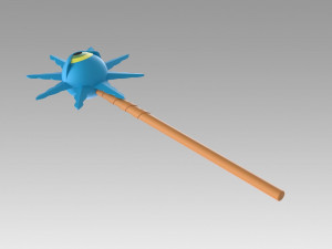 magical circle guru guru kukuri staves cosplay prop 3D Baskı Modeli