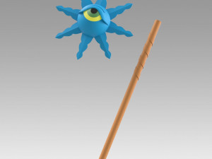 magical circle guru guru kukuri staves cosplay prop 3D Baskı Modeli