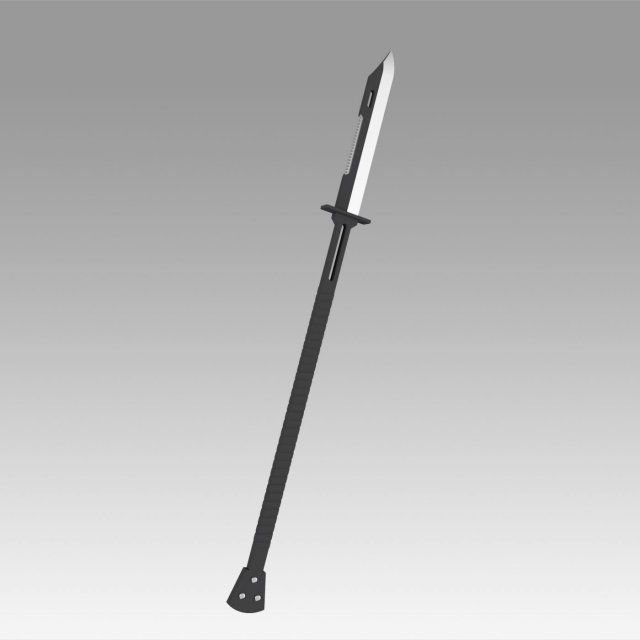 persona 4 yu narukami izanami sword b cosplay prop 3D Print Model .c4d .max .obj .3ds .fbx .stl .blend 