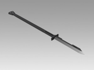 persona 4 yu narukami izanami sword b cosplay prop 3D Print Model