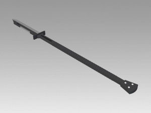 persona 4 yu narukami izanami sword b cosplay prop 3D Print Model