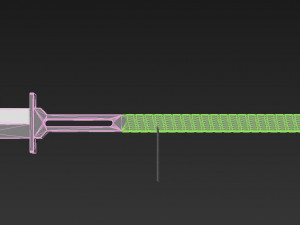 persona 4 yu narukami izanami sword b cosplay prop 3D Print Model