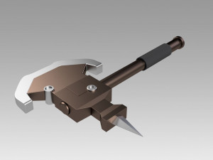 ragnarok hulk robert bruce banner hatchet cosplay prop 3D 打印模型
