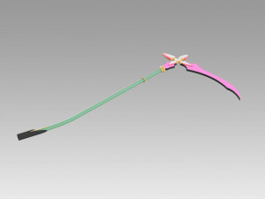 kingdom hearts 2 organization graceful assassin sickle 3D Print Model