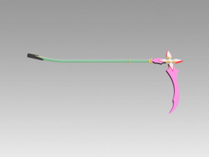 kingdom hearts 2 organization graceful assassin sickle 3D Print Model