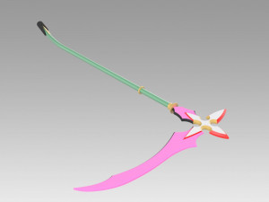 kingdom hearts 2 organization graceful assassin sickle 3D Print Model