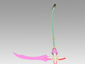 kingdom hearts 2 organization graceful assassin sickle 3D Print Model