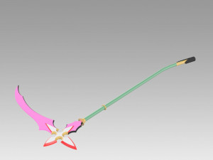 kingdom hearts 2 organization graceful assassin sickle 3D Print Model
