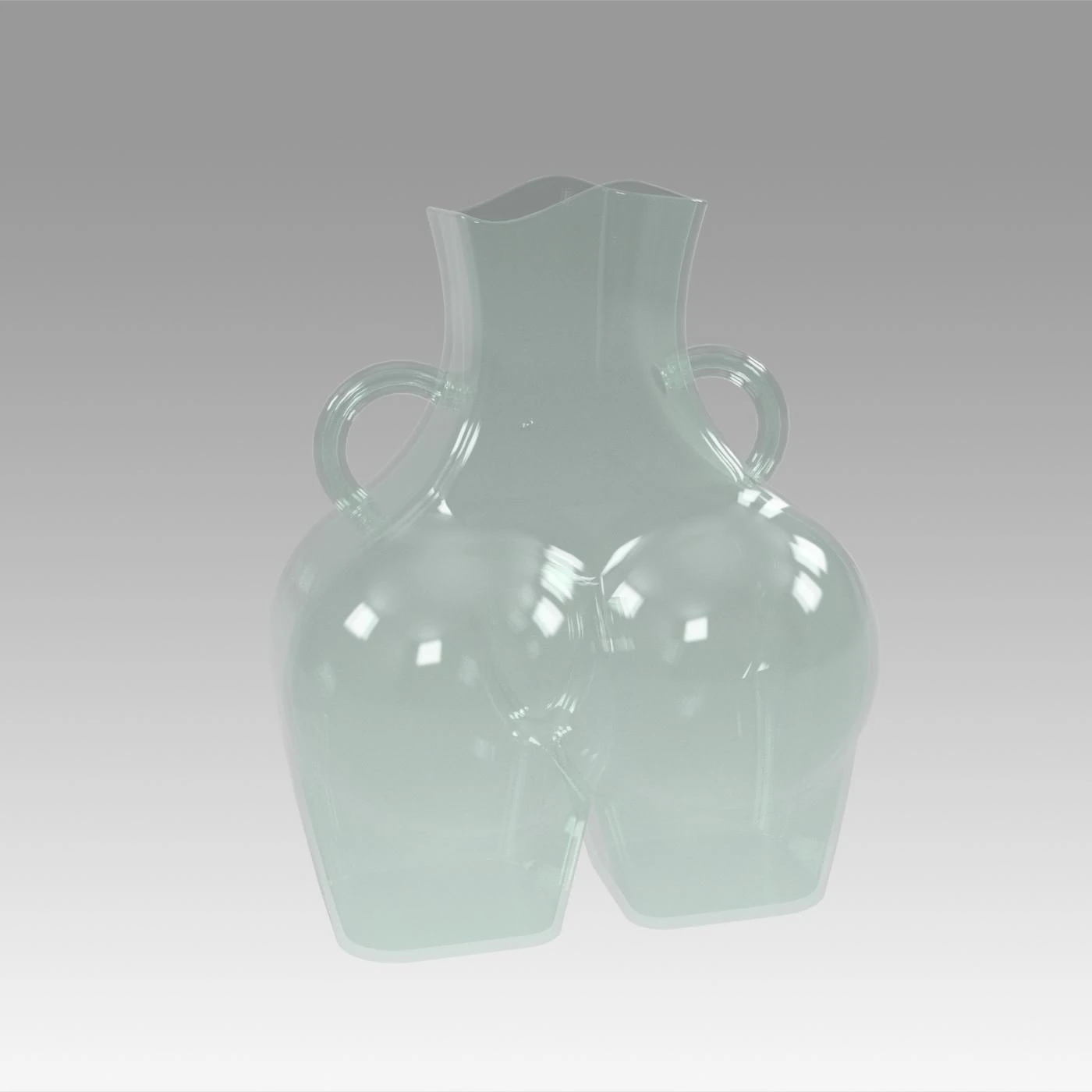 vase womens hips glass 3D Model .c4d .max .obj .3ds .fbx .stl .blend 