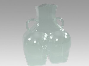 vase womens hips glass 3D Model