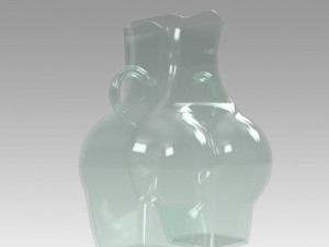 vase womens hips glass Model 3D