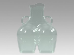 vase womens hips glass Model 3D