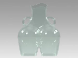 vase womens hips glass 3D Model