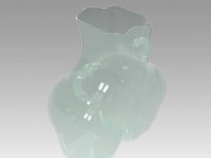 vase womens hips glass Model 3D