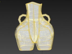 vase womens hips glass Model 3D