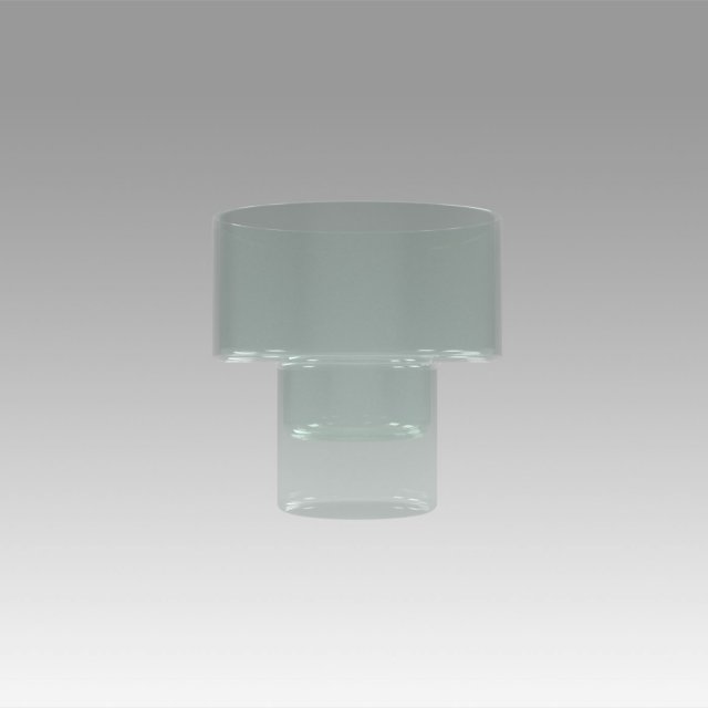 vase glass 3D Модель .c4d .max .obj .3ds .fbx .stl .blend 