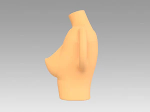 vase female breast 3D Print Model