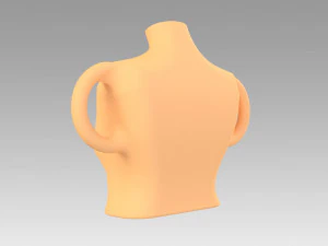 vase female breast 3D Print Model